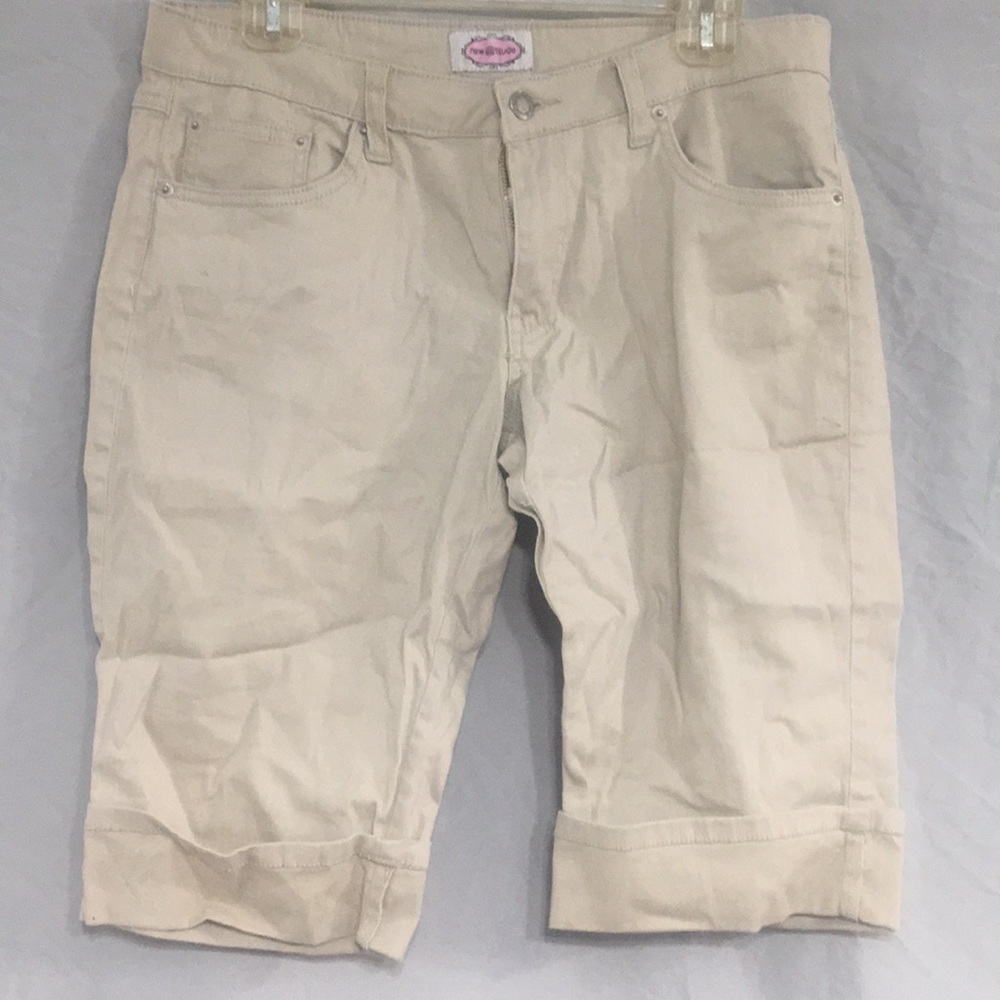 New Attitude Khaki Bermuda Shorts Size 13
